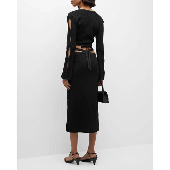 NEW PAOLA BERNARDI viviane skirt in black - Picture 2 of 3